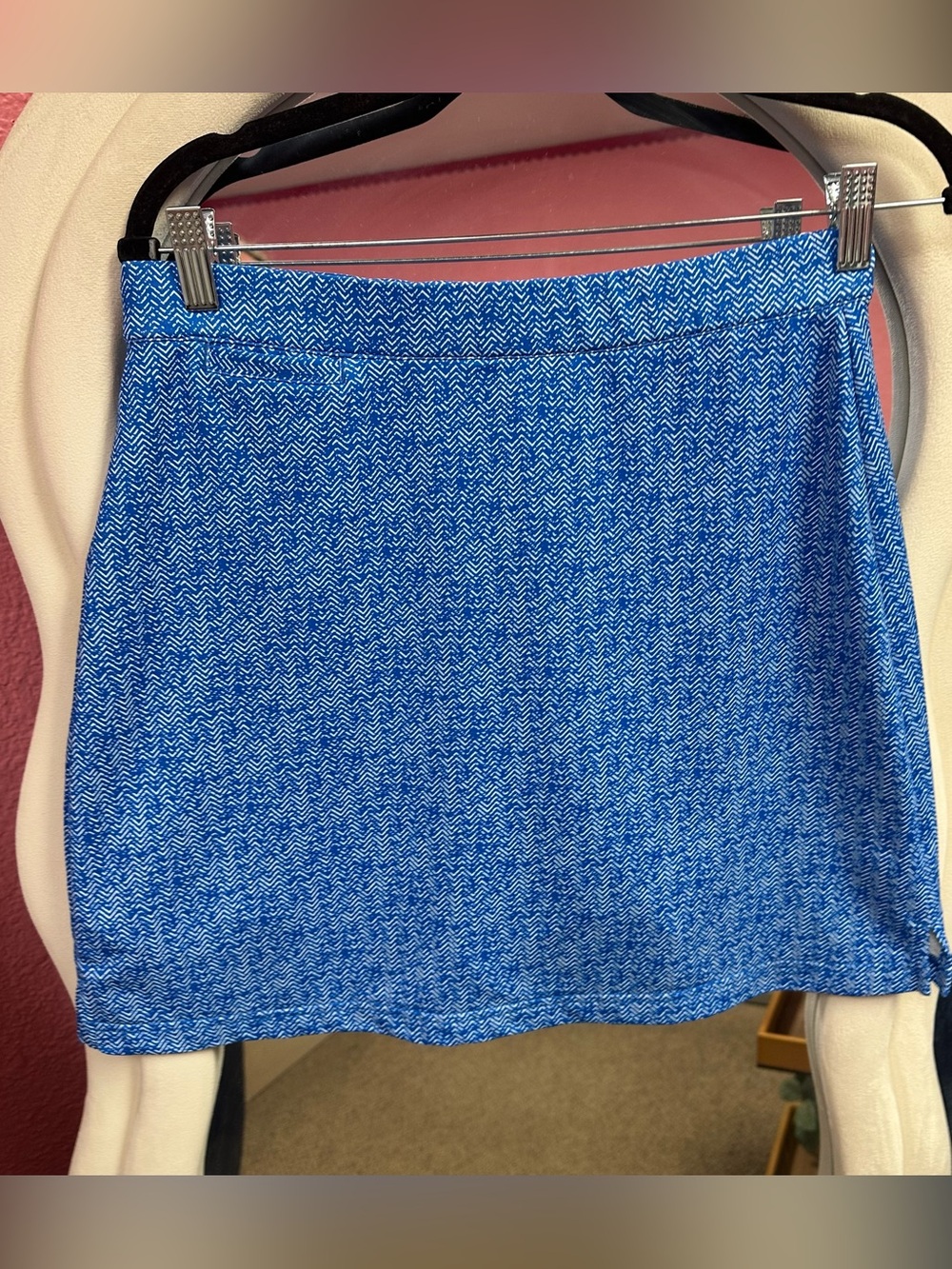 Peter Millar Blue Patterned Women’s Golf Skort